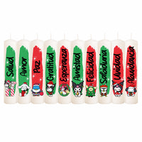 VELAS NAVIDEÑAS X 10 UND EN CAJA
