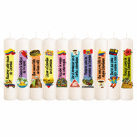 VELAS NAVIDEÑAS X 10 UND EN CAJA
